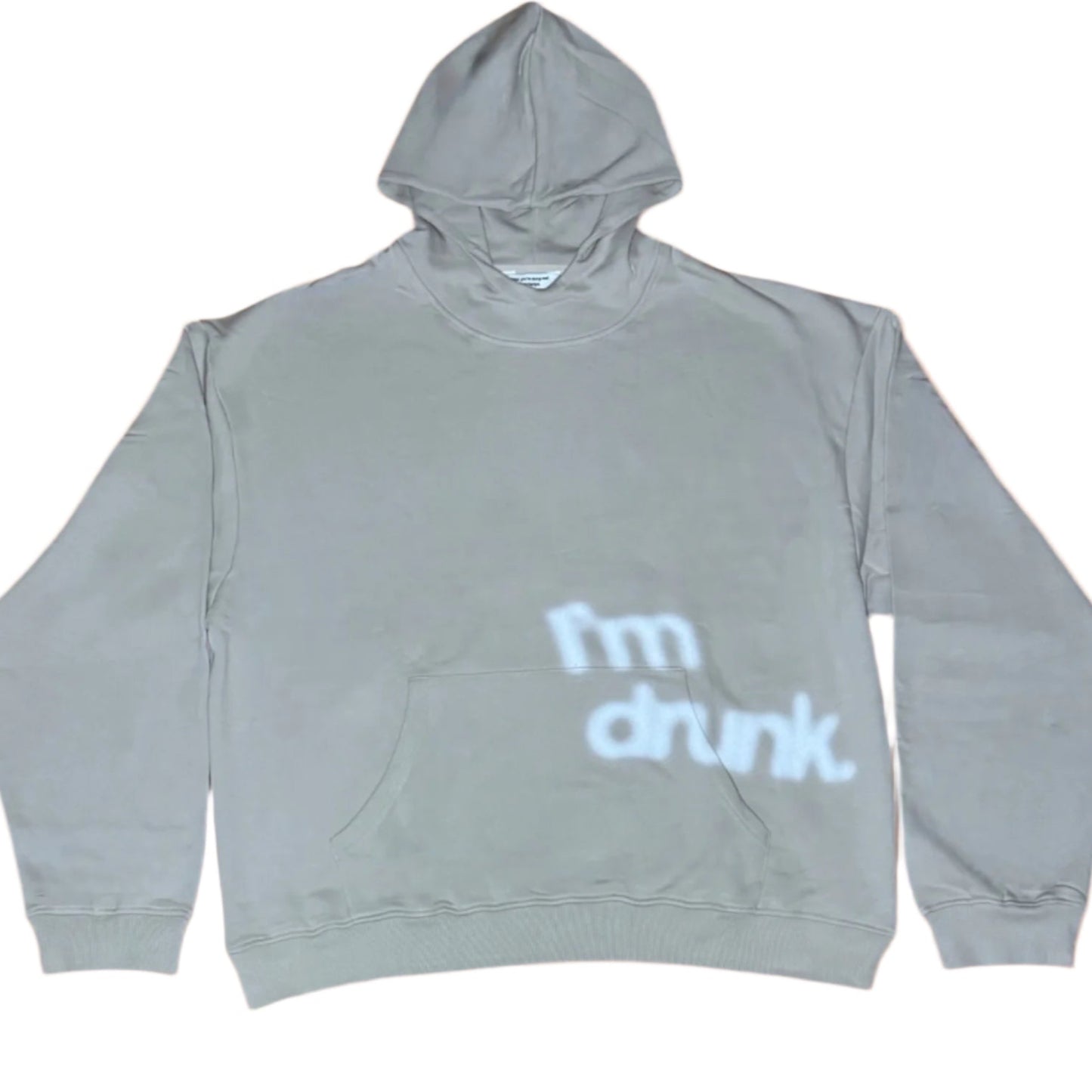 "Im drunk" oversized hoodie